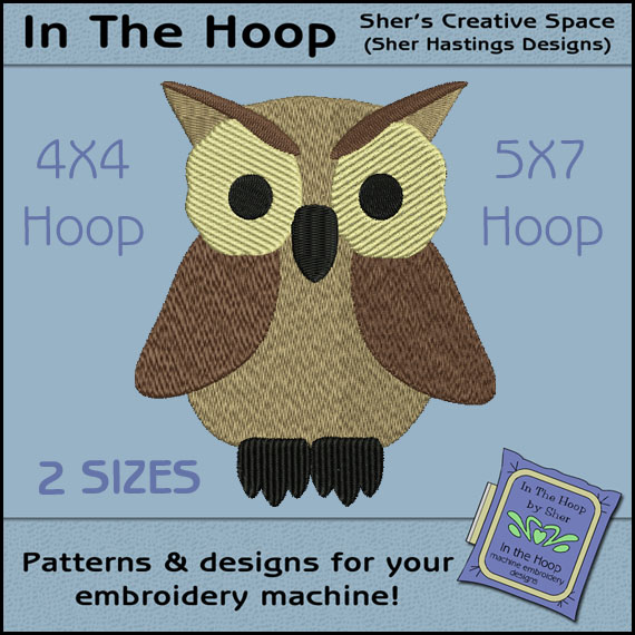 Howard The Owl Machine Embroidery Design Filled Stitches,Low Budget Small Space Interior Design For Small Boutique Shop