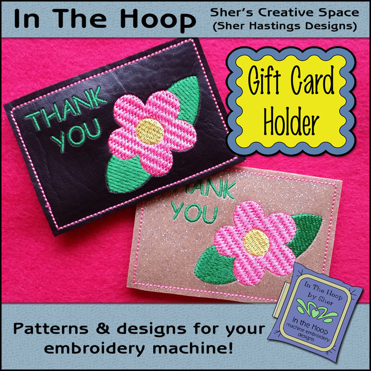ITH Flower Thank You Gift Card Holder Thank You Gift